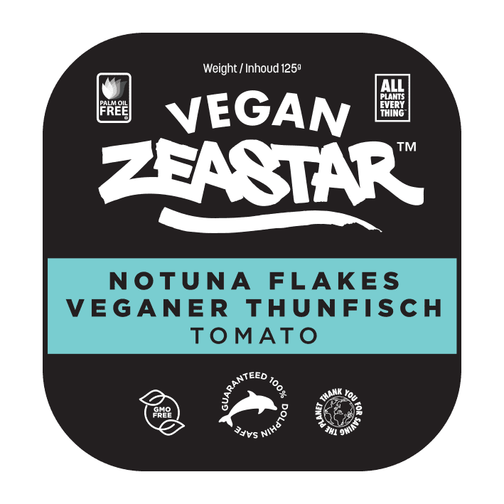 Vegan Finest Foods | Vegan Zeastar | No Tuna Flakes Tomato (canned)
