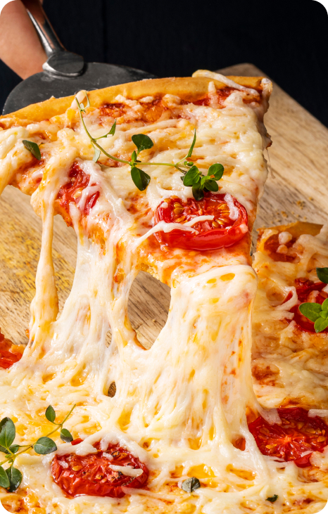 Vegan Finest Foods | Mozza Style Flakes Pizza